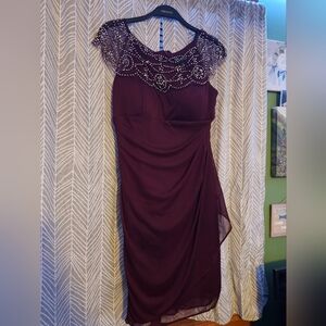 DJ-Jaz Deep Purple Asymmetrical Dress